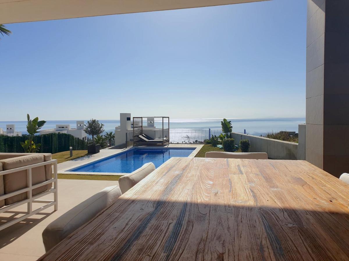 2260-Luxury Villa With Private Pool And Seaview Manilva Eksteriør billede